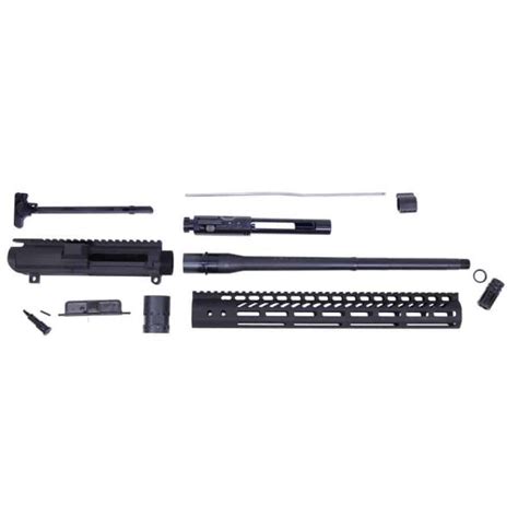 Guntec Usa Ar 308 Cal Complete Upper Kit Ultralight M Lok Hg Anodized Black Tactical