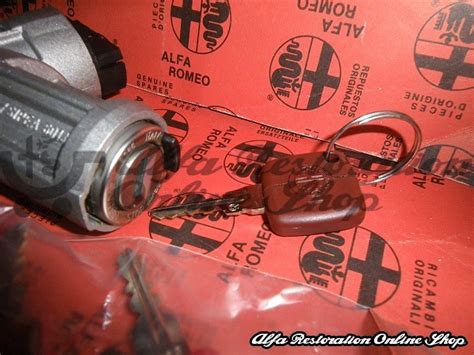 Alfa Gtv Spider Ignition Lock Set With Keys Alfa Restoration Online Shop