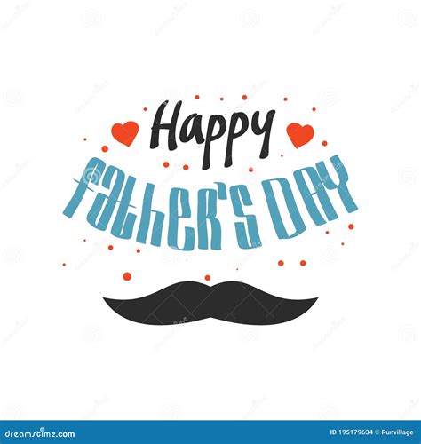 Dise O Para Celebrar El Feliz D A Del Padre Ilustraci N Del Vector