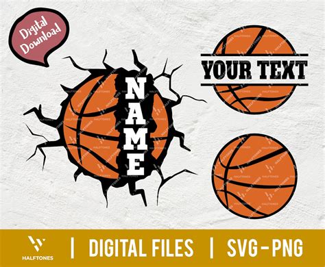 Basketball Name Tags Printable