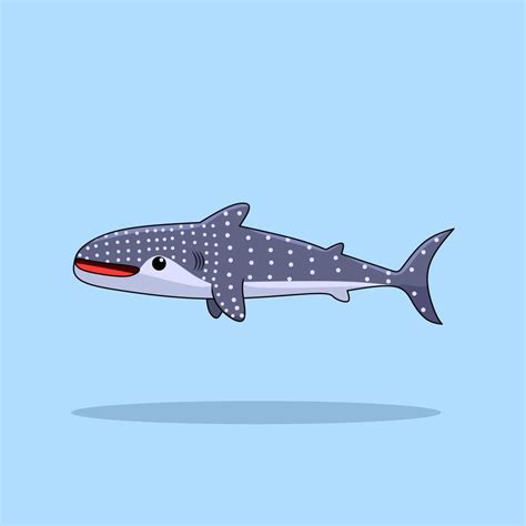 Whale shark cartoon 11572820 Vector Art at Vecteezy