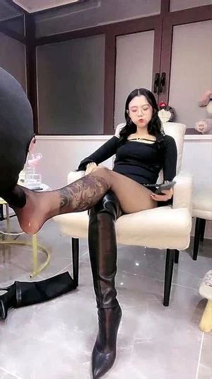 Watch Chinese Boots Femdom Femdom Bootjob Boots Trample Porn