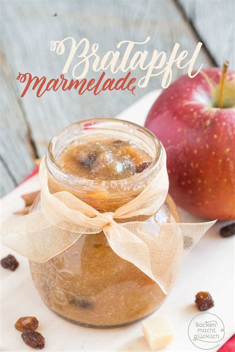 Bratapfel Marmelade Mit Marzipan Backen Macht Gl Cklich Apfel