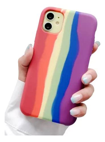 Capa Capinha Case Arco íris Colorida iPhone 7 8 Plus Parcelamento sem