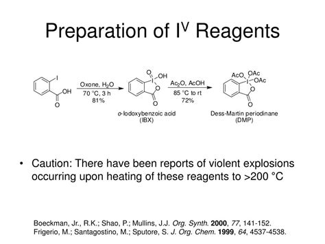 PPT Hypervalent Iodine Reagents In Organic Synthesis PowerPoint