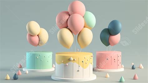 Birthday Cake Powerpoint Background For Free Download - Slidesdocs