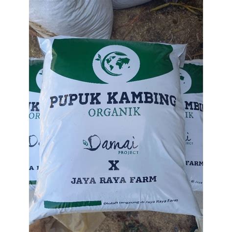 Jual Pupuk Kambing Organik Fermentasi Kohe Kambing Pupuk Organik