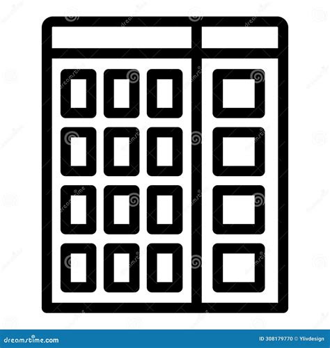 Oslo Iconic Buildings Icon Outline Vector. Locale Norwegian Attractions