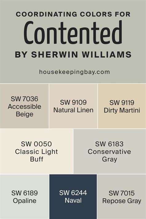 Contented Sw Coordinating Colors By Sherwin Williams Guest Room