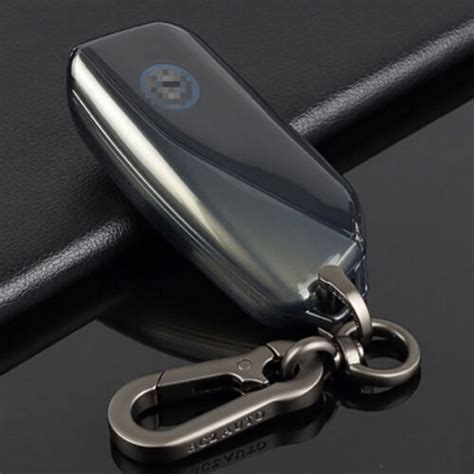 Black Transparent Car Key Fob Case Cover For 2023 2024 BMW X1 IX XM X5