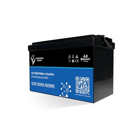 Ultimatron Batterie Lithium V Ah Pro Wh Lifepo Smart Bms