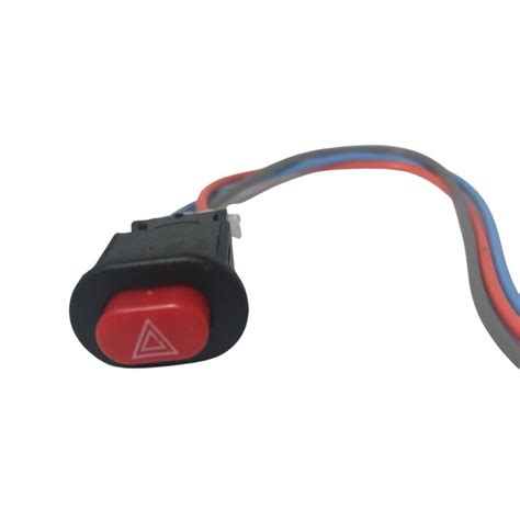 Botao Interruptor Auxiliar Pisca Alerta Universal Moto Fio Shopee