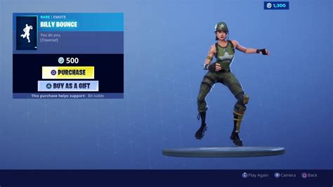 Fortnite Billy Bounce Emote 1 Hour YouTube