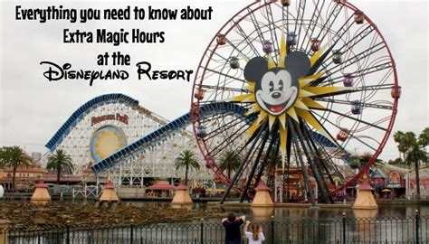 Everything You Need To Know About Extra Magic Hours At The Disneyland