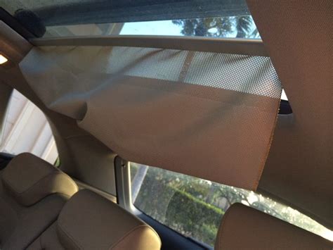 Panoramic Sunroof Shade Repair