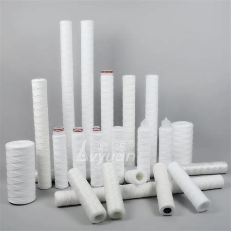 5 Micron PP Sediment String Wound Water Filter Cartridge Spun Wound