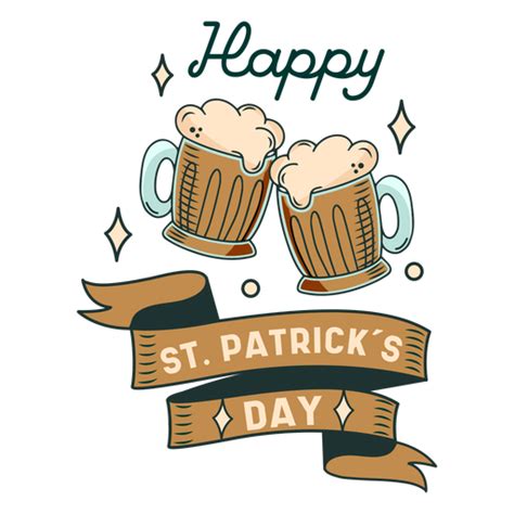 Happy St Patricks Day Badge Png And Svg Design For T Shirts