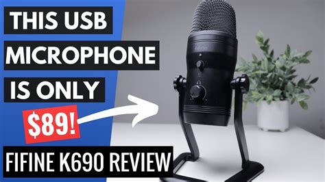 Best Budget Usb Microphone In 2021 Fifine K690 Review Youtube