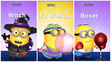 Minion Rush Witch Vs Boxer Vs Bratt S Workout Youtube