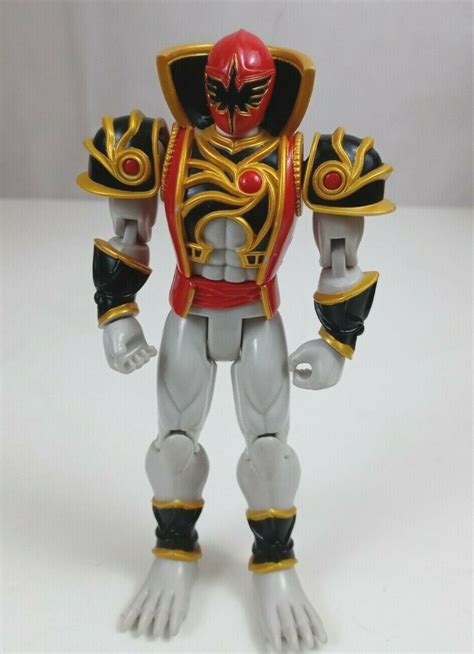 2005 Bandai Power Rangers Mystic Force Jenji Cat Red Ranger Action