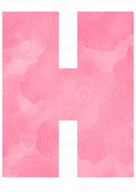 Hot Pink Letter H