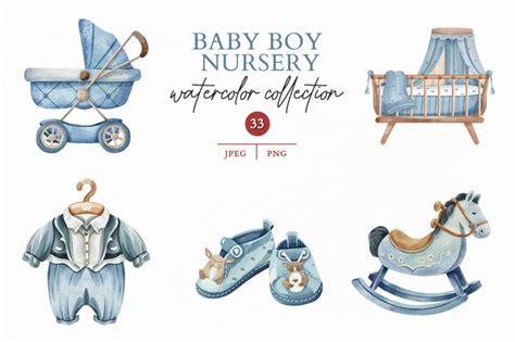 Baby Boy Nursery By Artsy Fartsy Thehungryjpeg