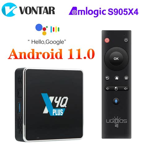 Ugoos X3 Pro Boîtier Tv Et Wifi Android 9 0 Amlogic S905x3 Plus