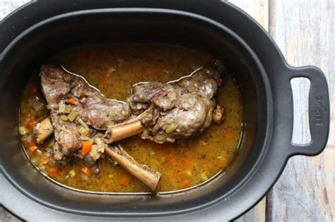 Crock Pot Lamb Shanks With Rosemary - Classic Recipes