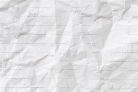 Crumpled Lined Paper Texture Background Premium Photo Rawpixel