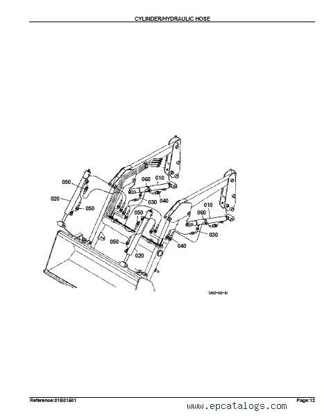 Kubota LA302 Loader Parts Manual