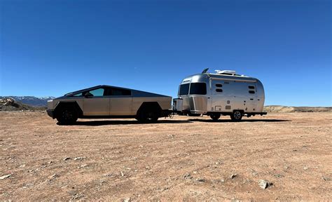 3,400 miles towing a camping trailer w/ Cybertruck -- 19' Airstream ...