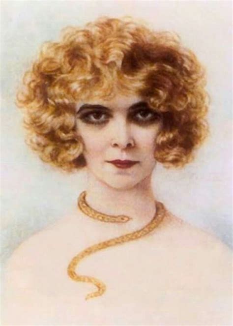 La Marchesa Luisa Casati Portrait From A Porcelain Miniature Artist