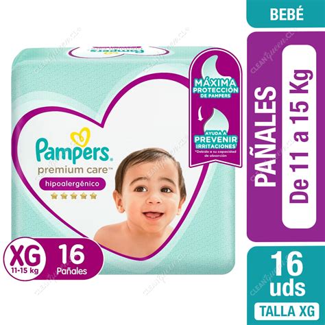 Pañales Pampers Premium Care Talla Xg 16 Unid Clean Queen