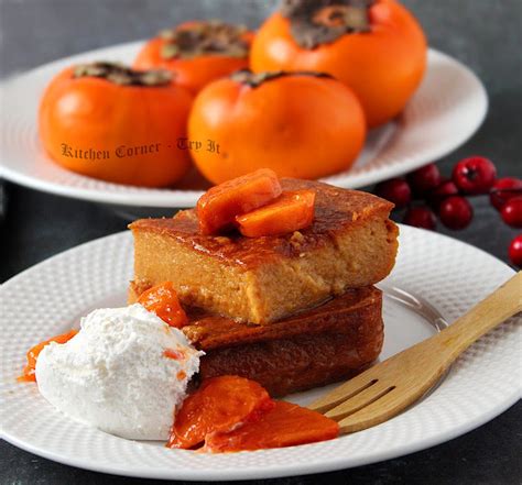 Easy Persimmon Pudding