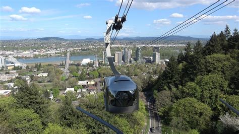 Portland Oregon Portland Aerial Tram 4k Uhd Youtube