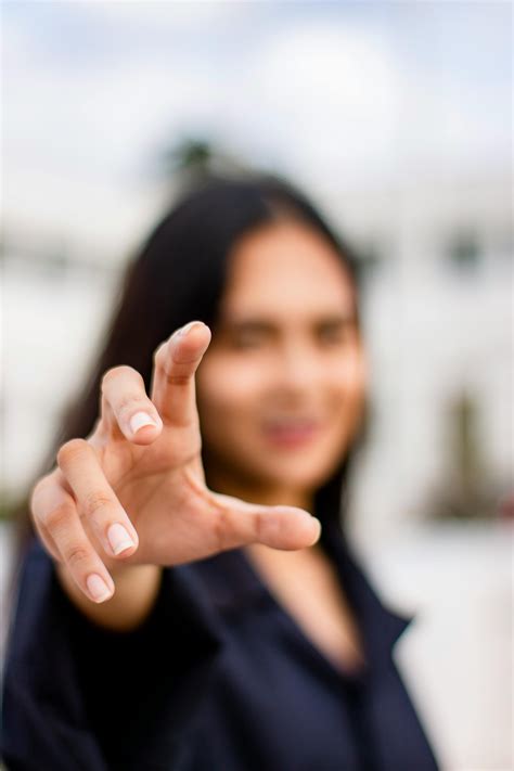 Arm Reaching Towards Camera