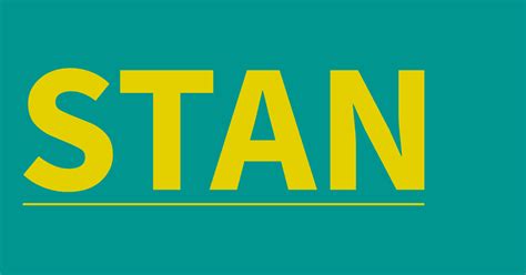 stan      slang word