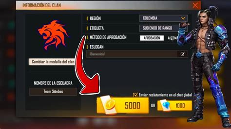 Como crear un Clan en Free Fire con Oro Fácil y Rápido 2023 Como