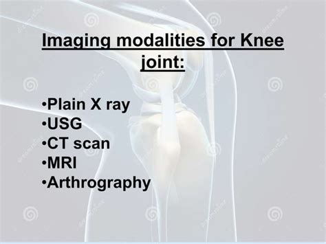 Radiological Anatomy Of Knee Joint Pptx