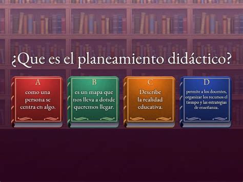 Fases Y Etapas Del Planeamiento Did Ctico Cuestionario