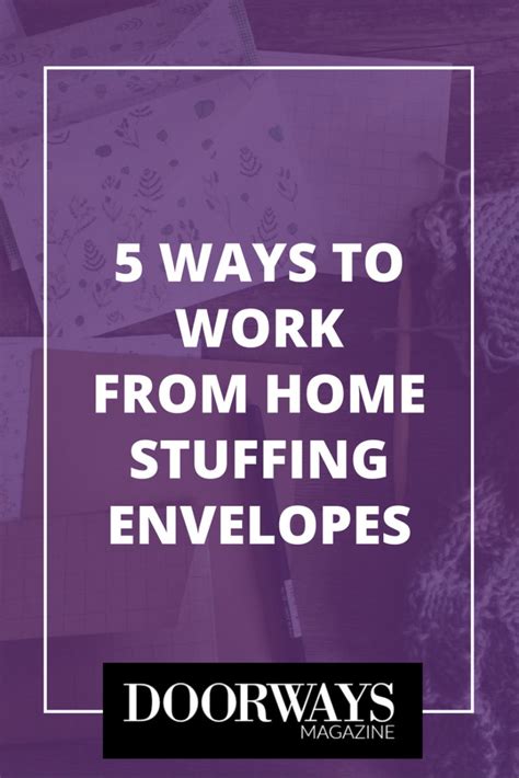 5 Ways to Work From Home Stuffing Envelopes in 2019 | Doorways Magazine