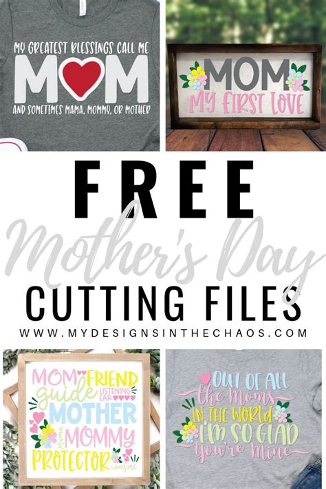 Free Mothers Day SVG Files My Designs In The Chaos Cricut Projects