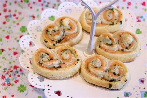 Palmiers au saumon fumé Eva Cuisine