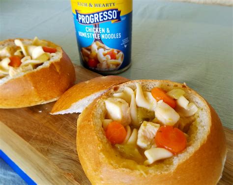 Easy Chicken Soup Bread Bowl Recipe Funtastic Life