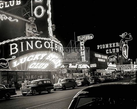 1950s VINTAGE PHOTO OF THE LAS VEGAS STRIP - 8X10 PHOTO (AA-317 ...