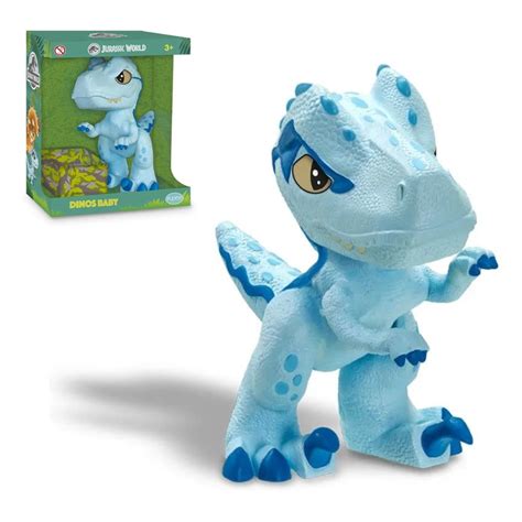 Dinossauro Brinquedo Jurrassic Word Velociraptor Blue Dino Baby Pupee