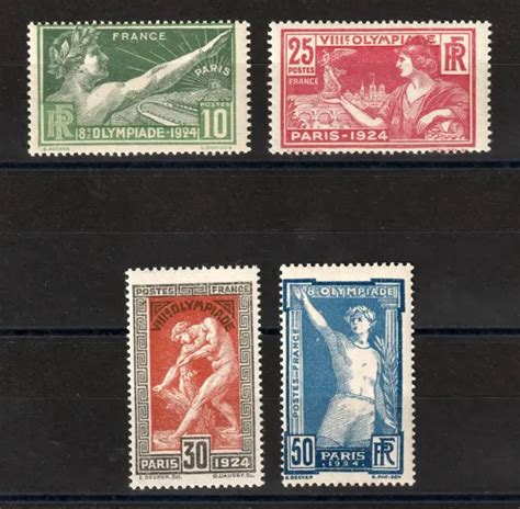 FRANCE LOT DE 4 Timbres JO De Paris 1924 YT 183 186 Neufs 186