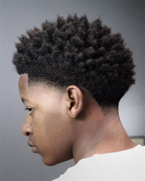 Afro Hair Fade Fade Haircut Curly Hair Temp Fade Haircut Taper Fade