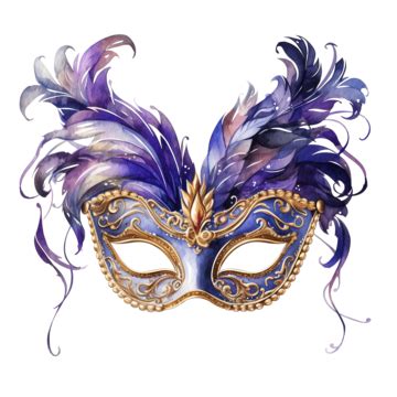 Watercolor Masquerade Mask Clip Art Masquerade Watercolor Clip Art