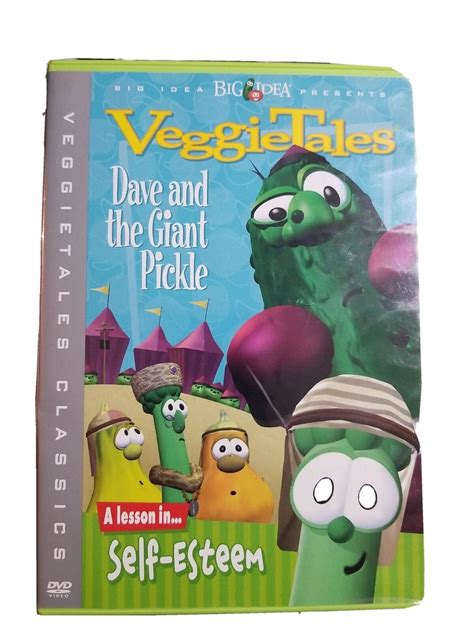 Veggie Tales Dave & the Giant Pickle - A Lesson in Self Esteem DVD | eBay